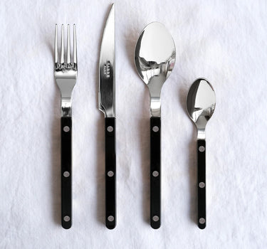 Bistrot Solid 4 piece set in Black