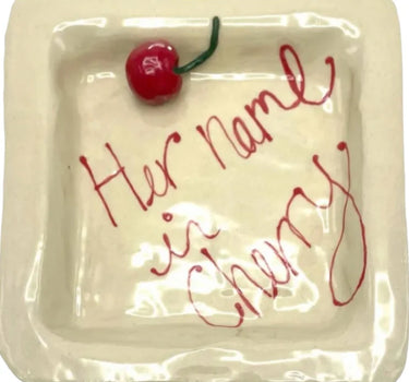 Her Name is cherry Trinket Tray