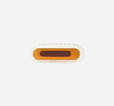 Eclair au chocolat sokken