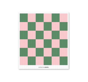Sponge cloth checkered