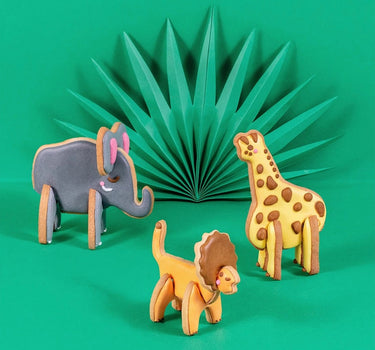 Uitsteekvormpjes 3D "Safari"