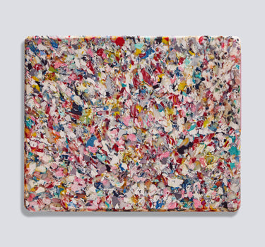 100% gerecycleerde snijplank: confetti