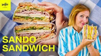 Sando sandwich met ham en kaas