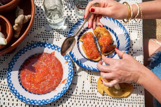 Pan con tomate - sofie dumont chef Ibiza