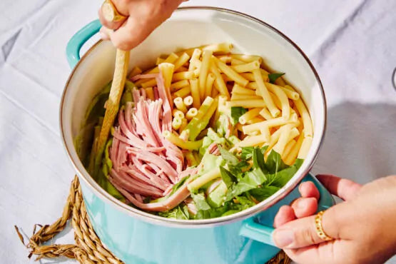 Macaroni met hesp en broccoli-kaassaus_Sofie Dumont Chef2